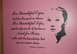 Audrey-Hepburn-quote-vinyl-wall-design